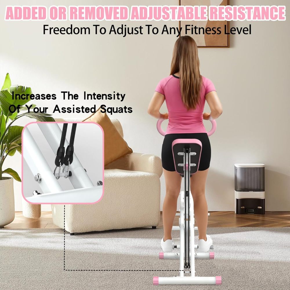 Home Gym Hip Thrust Machine - جهاز تمارين القرفصاء القابل للطي للمنزل