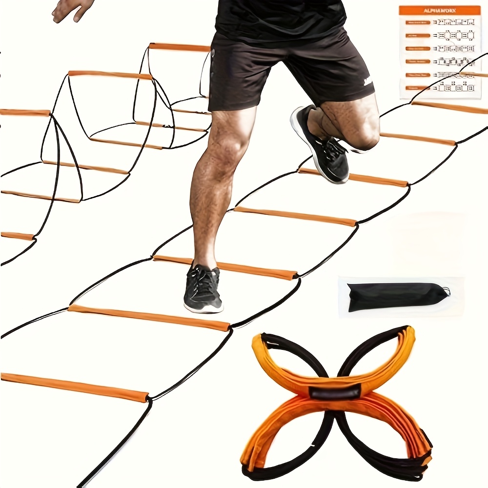 Agility Ladder Speed - حزمة واحدة تحتوي على 8 شبكات،