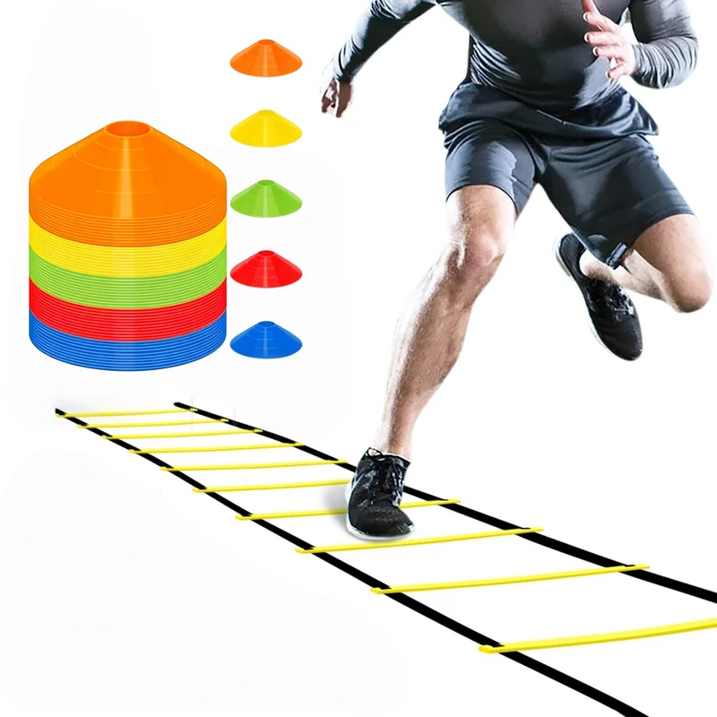 Agility Ladder Speed - سلم رشاقة بطول 6 أمتار ولوحة