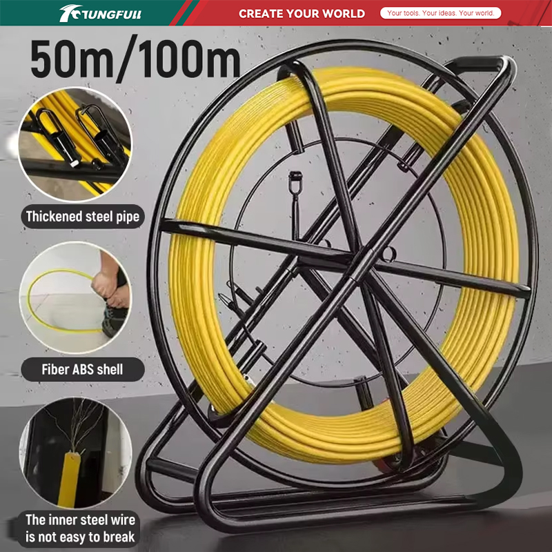 Cable Pulley System - TUNGFULL 50M 100M أداة سحب الكابلات