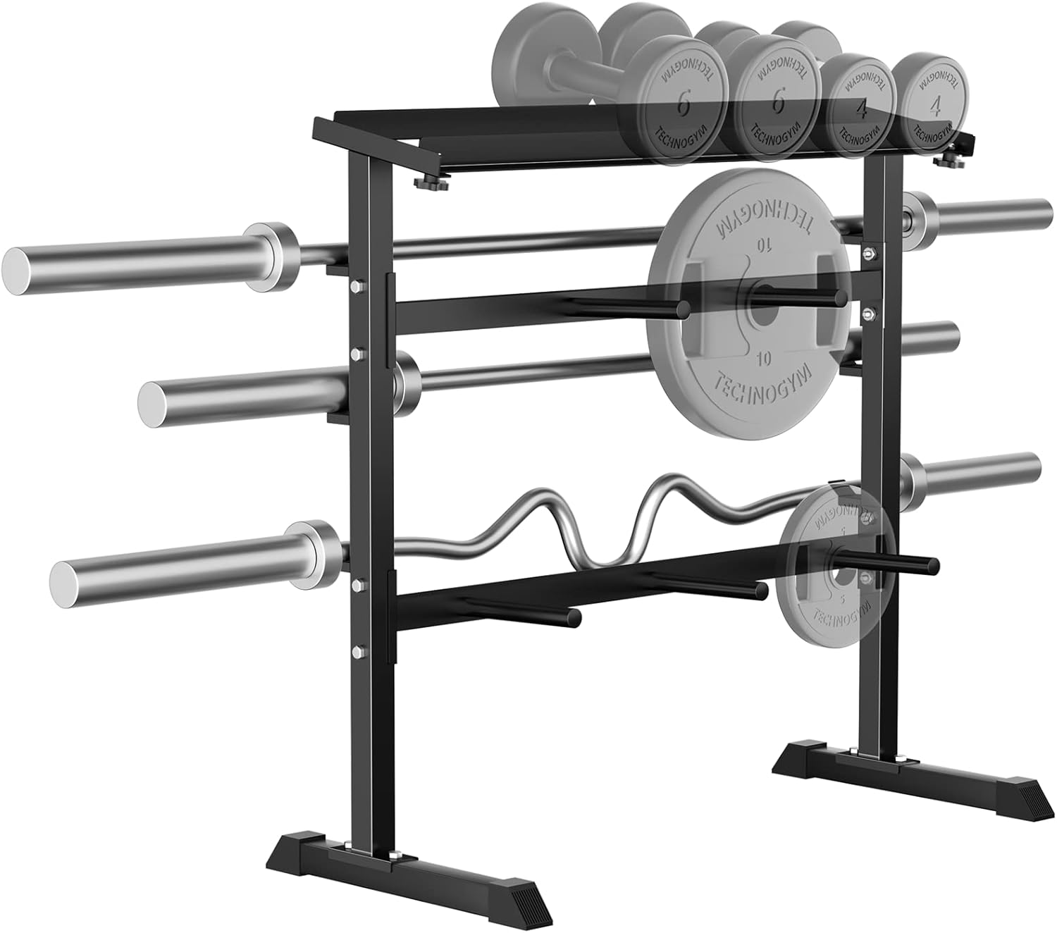 رف تخزين الأوزان لتدريب القوة  - مراجعة Home Gym Usa وسعره
