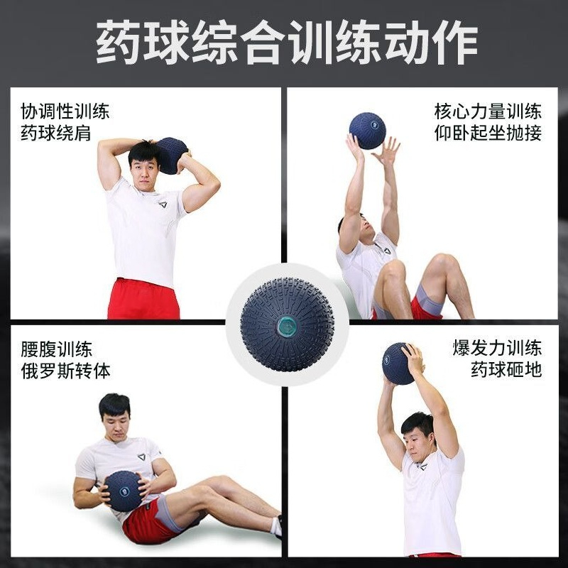 كرة طبية ناعمة غير مرنة للتدري - مراجعة Medicine Ball Slam وسعره