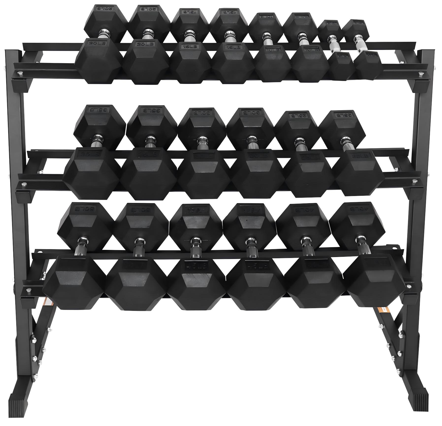 أثقال سداسية الشكل مغطاة بالمط - مراجعة Home Gym Custom وسعره