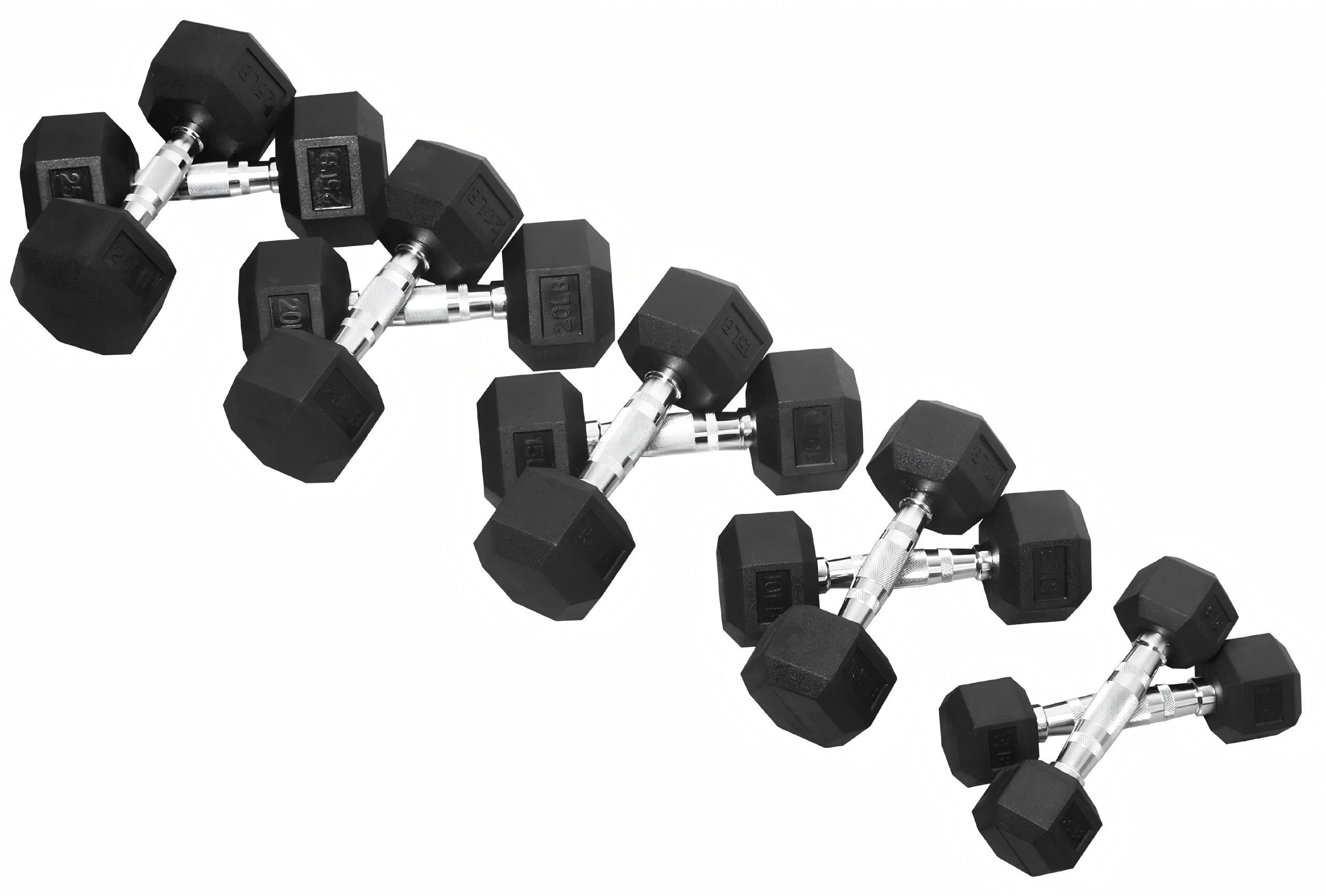 أثقال سداسية الشكل مغطاة بالمط - مراجعة Home Gym Custom وسعره