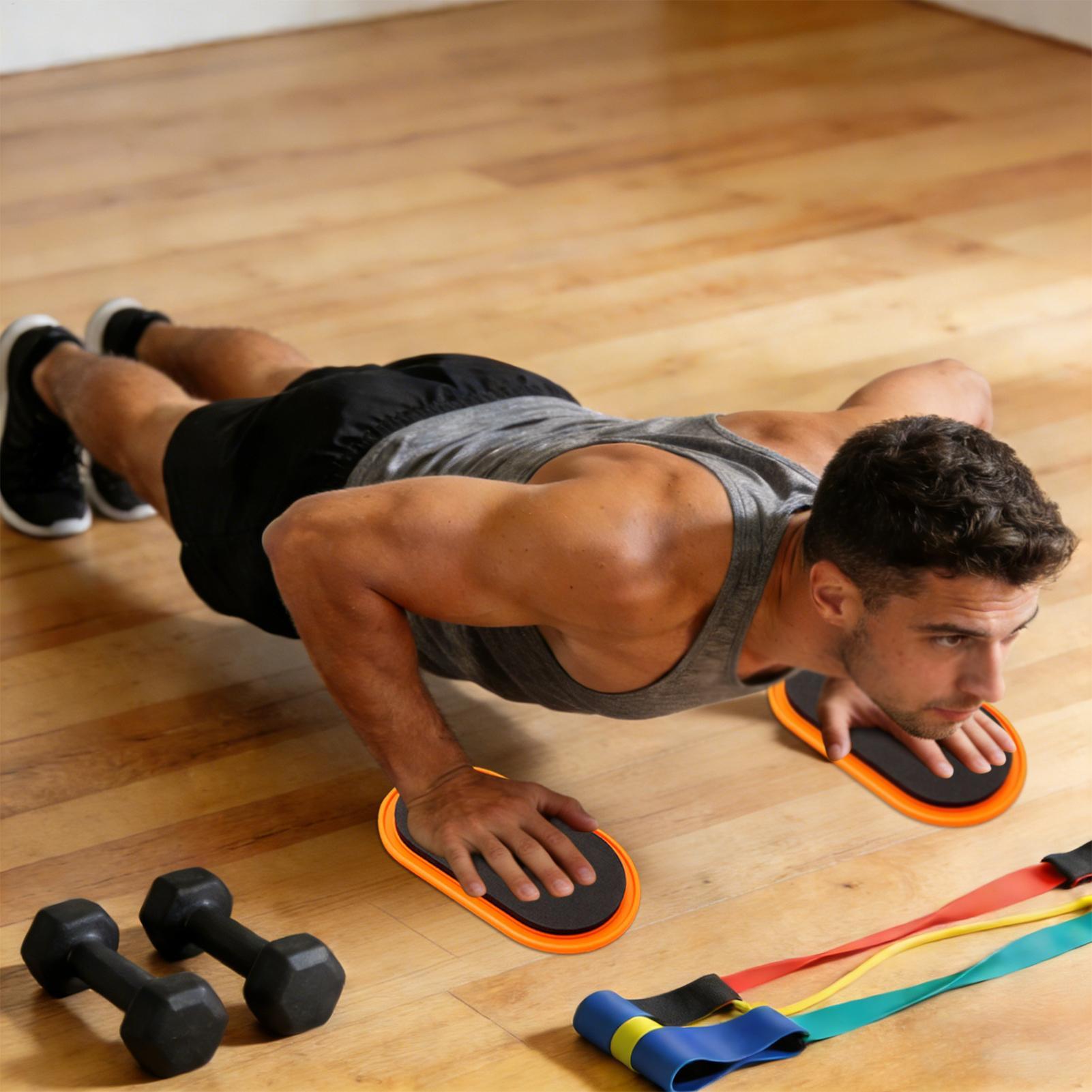 أقراص انزلاقية للتمرين بيضاوية - مراجعة Fitness Home Gym Equipment وسعره