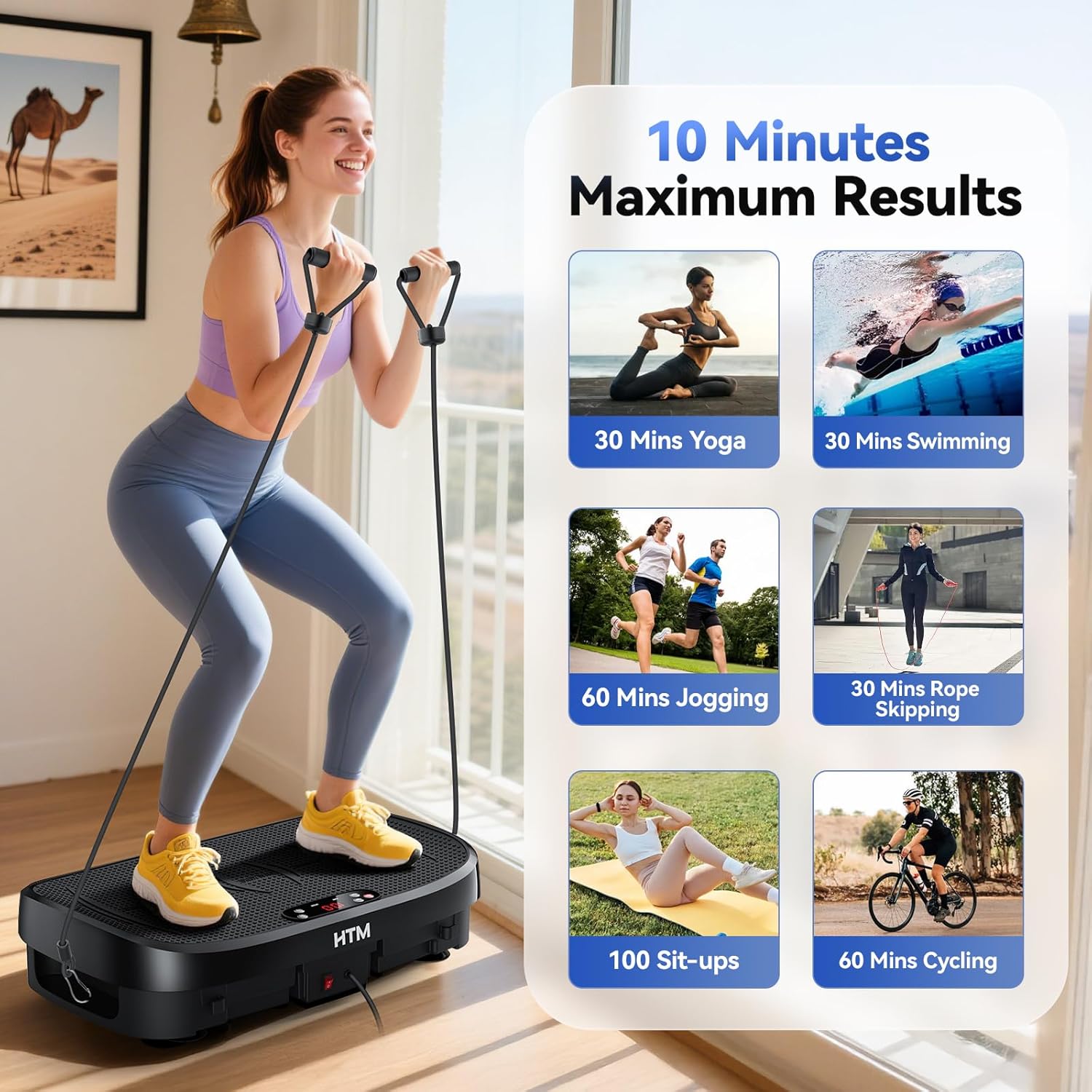 لوح اهتزاز لحرق الدهون ومنصة ل - مراجعة Home Gym Simple وسعره