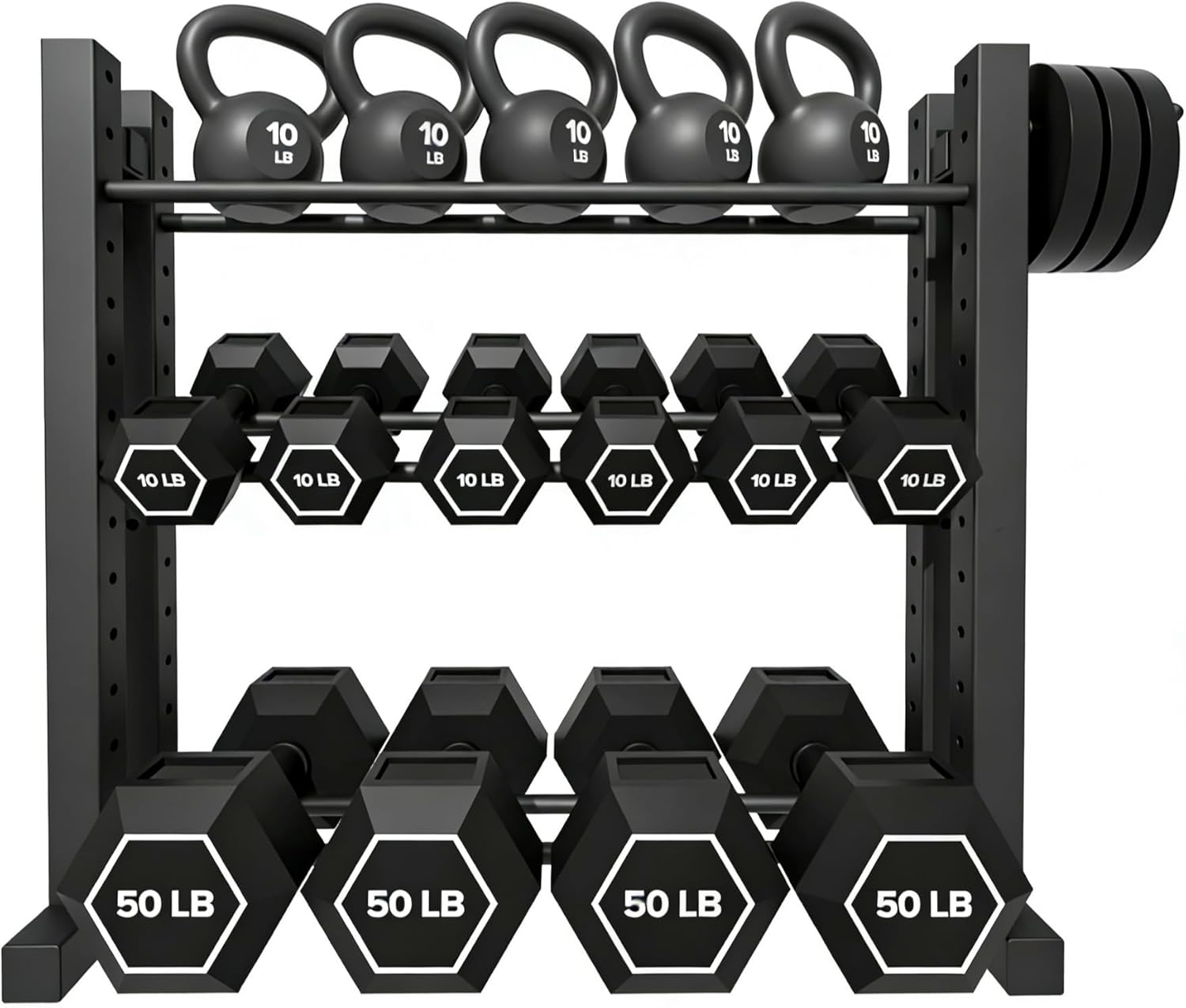 حامل دمبل ثلاثي الطبقات للاستخ - مراجعة Home Gym Usa وسعره
