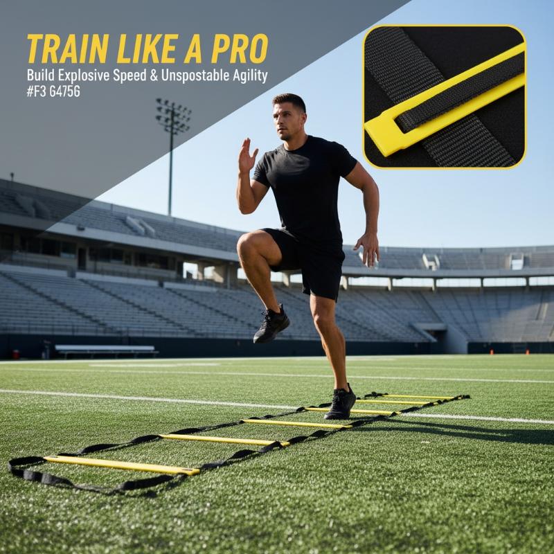 سلالم تدريب الرشاقة خفيفة الوز - مراجعة Agility Ladder Speed وسعره