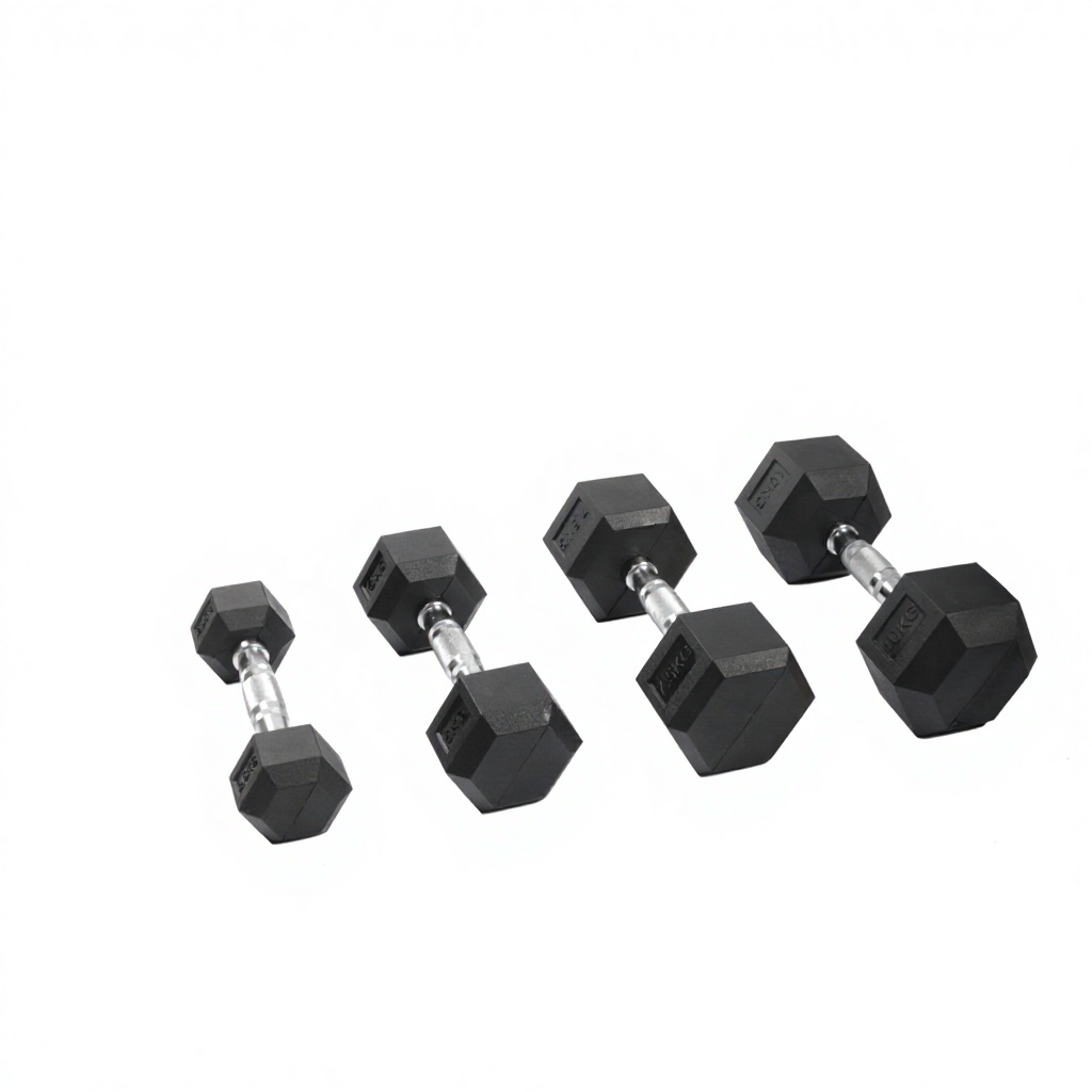 أثقال سداسية الشكل مغطاة بالمط - مراجعة Home Gym Custom وسعره
