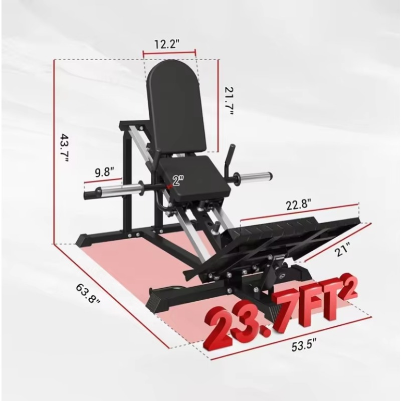 جهاز تدريب الأرداف 2 في 1 مع د - مراجعة Home Gym Hip Thrust Machine وسعره