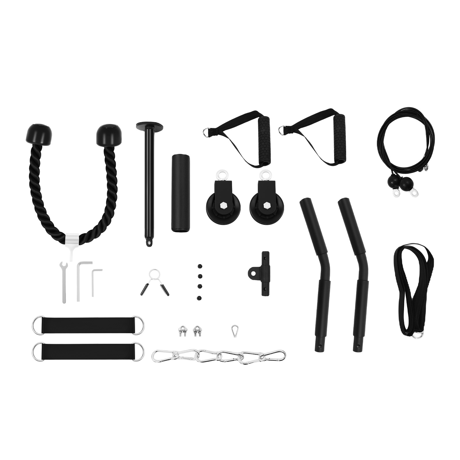 نظام تمارين الكابل بوزن 120 كج - مراجعة Cable Pulley System وسعره