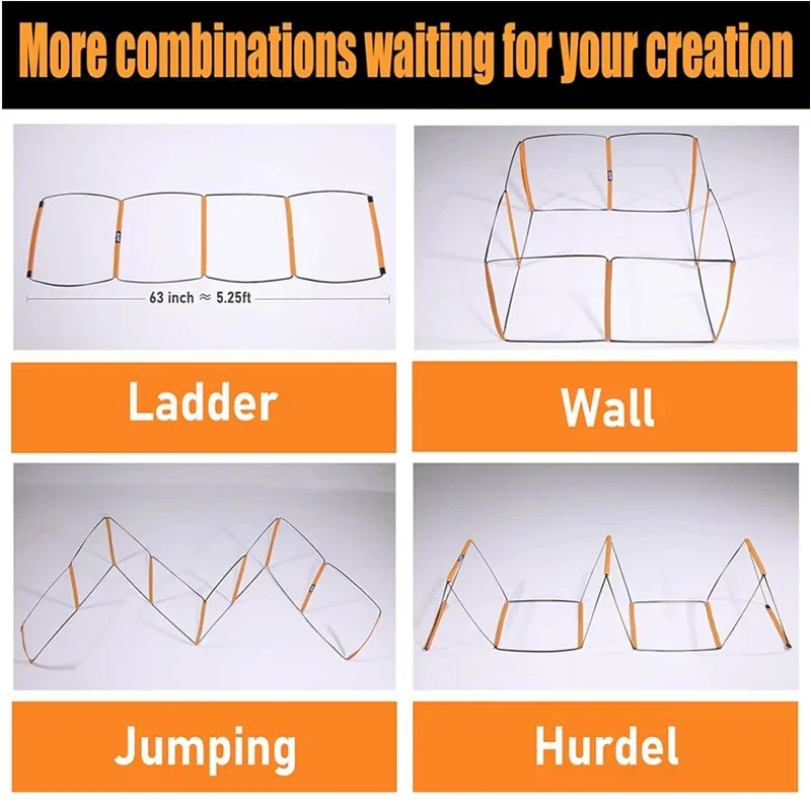 سلم قفز لتدريب كرة القدم ثنائي - مراجعة Agility Ladder Speed وسعره