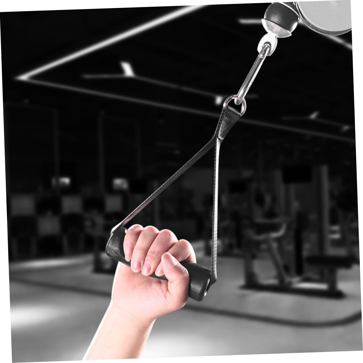 زوج واحد من مقابض التمارين الم - مراجعة Cable Pulley System وسعره